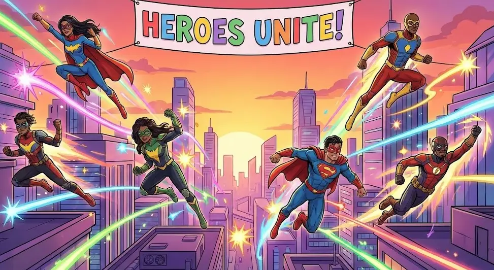 Megarush Bean hero collage